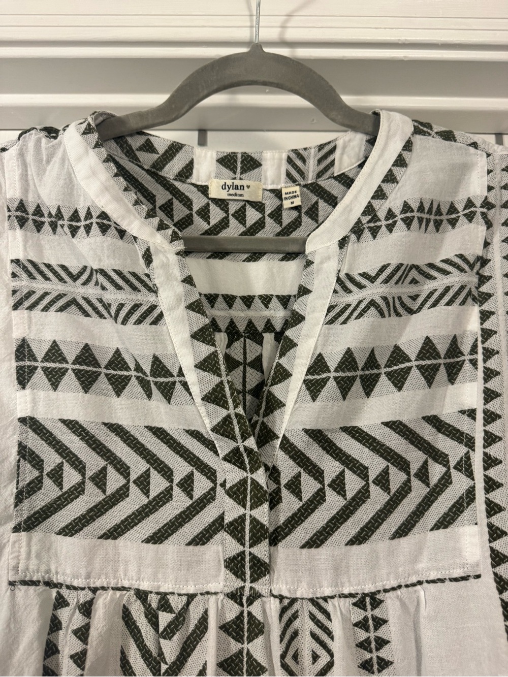 Dylan Alexa Sleeveless Geometric Tiered Mini Dress - Picture 4 of 12